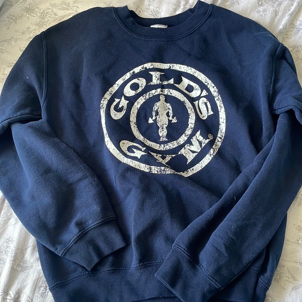 Gold's Gym Blue Crewneck Sweatshirt Small